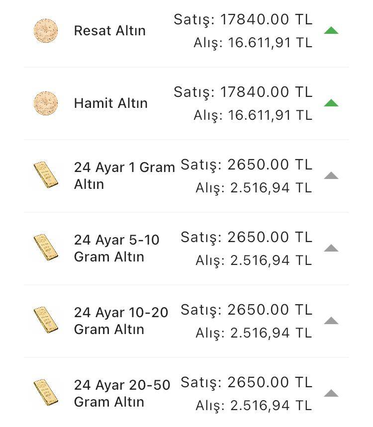 Konya’da altın fiyatları ve güncel döviz kurları I 12 Temmuz 2024 10
